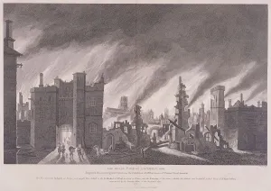 Jan Griffier The Elder Prints: Ludgate, The Great Fire of London, 1811. Artist: John Stow