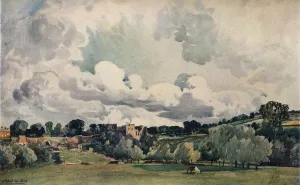 Alfred William Collection: Ludlow Castle, c1880. Artist: Alfred William Rich