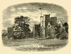 Ludlow Castle from the Entrance Gate, 1898. Creator: Unknown