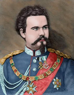 Ludwig II of Bavaria, 1885. Creator: Rico