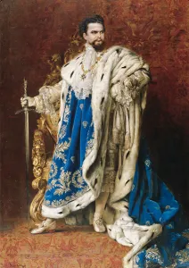 Ludwig Ii Prints: Ludwig II as the Grand Master of the Order of the Knights of St George