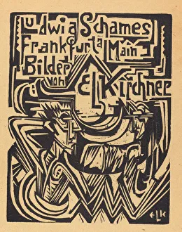 Kirchner Ernst Prints: Ludwig Schames Frankfurt a Main Bilder von E L Kirchner (Ludwig Schames Frankfurt