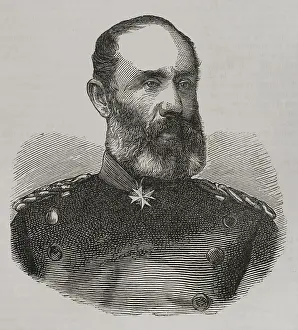 Iron Cross Prints: Ludwig von Wittich (1818-1884), Prussian lieutenant general, 1870. Creator: Unknown