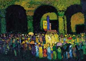 Bavaria Gallery: The Ludwigskirche in Munich, 1908. Artist: Kandinsky, Wassily Vasilyevich (1866-1944)