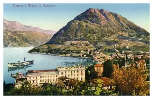 Lugano and Monte San Salvatore, Switzerland, 20th century