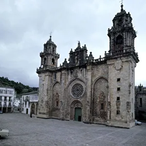 Arte Prints: Lugo Mondonedo Catedral Arte Romanico Fotografia Ano 1968