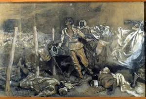 Luis Prints: Luis Noval Serrano, hero of the Morocco war, 1909