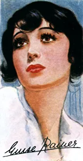 Luise Rainer, (1910-), two time Academy Award winning film actress, 20th century