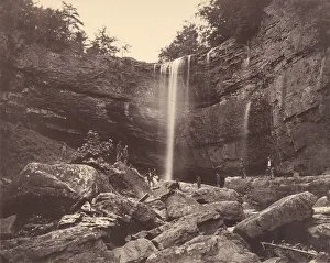 Lookout Mountain Prints: Lulah Falls, Lookout Mountain, Georgia, 1864-65. Creator: Isaac H. Bonsall
