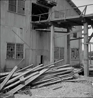Deserted Prints: Lumber mill which is being dismantled at Careyville
