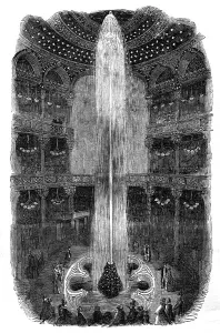 Enormous Prints: The Luminous Fountain, at the Panopticon, Leicester-Square, 1854. Creator: Unknown