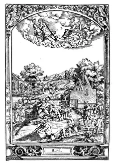 Luna, 1531. Artist: Sebald Beham