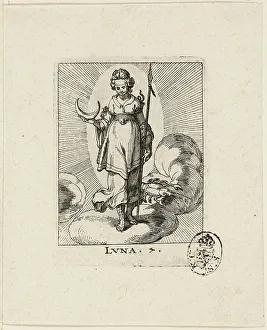 Planets Prints: Luna, plate seven from Der VII Planeten, n.d. Creator: Conrad Meyer