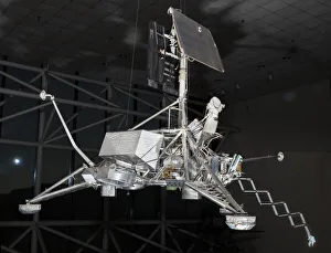 Lunar Lander, Surveyor, ca. 1966. Creator: Hughes Aircraft Co Lunar Lander, Surveyor, ca. 1966. Creator: Hughes Aircraft Co