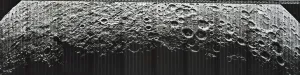 Crater Prints: Lunar Panorama #158, 1967. Creator: NASA