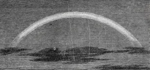 Natural Phenomenon Prints: Lunar rainbow, 1844. Creator: Unknown
