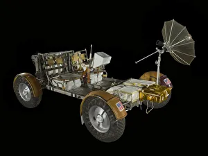 Boeing Aerospace Company Collection: Lunar Roving Vehicle, Qualification Test Unit, 1970s. Creator: Boeing Aircraft Co