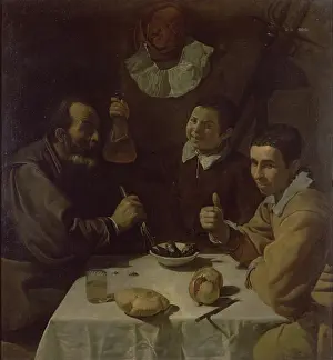 Family Life Prints: The Lunch, 1617. Creator: Diego Velasquez