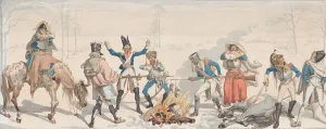 Bonaparte Napoleon L Emperor Of France Gallery: Lunch at the Fork (Le Dejeuner ala Fourchette), 1813
