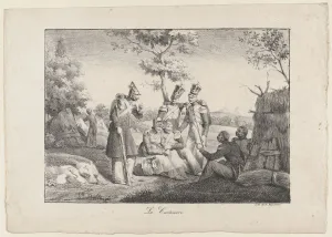 Joseph Louis Hippolyte Prints: The Lunch Lady, ca. 1840. Creator: Hippolyte Bellangé