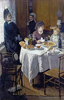 Friend Prints: The Luncheon, 1868-1869. Creator: Claude Monet