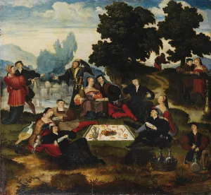Funny Company Prints: The Luncheon on the Grass, ca 1535-1540
