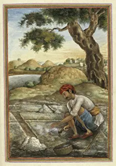 Caste System Prints: Luniya, a caste of salt-diggers, 1825. Creator: Anon