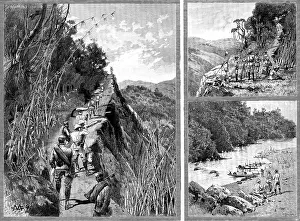 Burma Prints: With the Lushai Expedition, 1890. Creator: R. Taylor