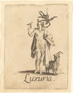 Sins Prints: Lust, probably after 1621. Creator: Jacques Callot