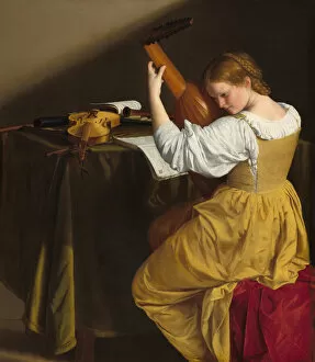 The Lute Player, c. 1612 / 1620. Creator: Orazio Gentileschi