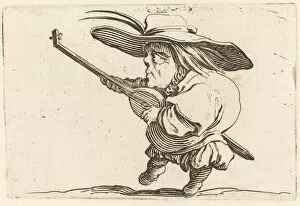 The Lute Player, c. 1622. Creator: Jacques Callot