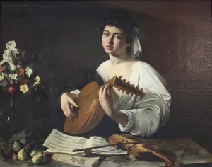 Lute-Player, c1595. Artist: Michelangelo Caravaggio