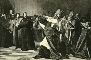 Heretic Gallery: Luther at the Diet of Worms, 1521, (1890). Creator: Unknown