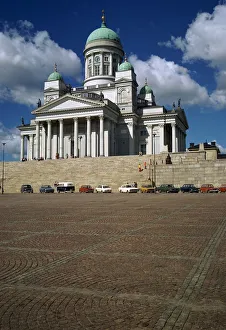 Lutheran Cathedral Prints: Lutheran Cathedral in Helsinki, 19th century