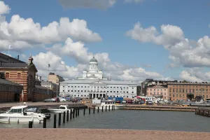 Lutheran Cathedral Prints: The Lutheran Cathedral seen from the South Harbour