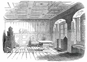 Convent Gallery: Luthers Chamber, at Wittenberg, 1845. Creator: Unknown