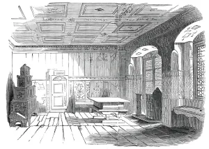 Wittenberg Halle Saxony Anhalt Germany Prints: Luthers Chamber, at Wittenberg, 1845. Creator: Unknown