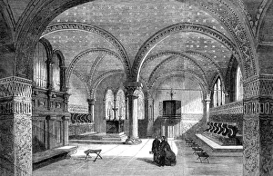 Leitch Richard Prints: Luther's chapel at Wartburg Castle, 1862. Creator: Unknown