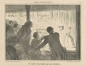 Croquis Parisiens Prints: De l'utilité d'une famille pour une cantatrice