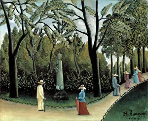 The Luxembourg Gardens, Monument to Chopin, 1909. Artist: Henri Rousseau