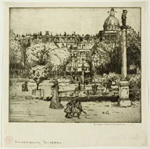 Luxembourg Gardens, Paris, 1900. Creator: Donald Shaw MacLaughlan