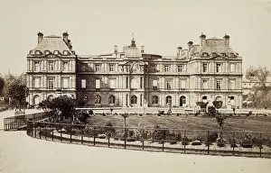 Baldus Prints: Luxembourg Palace, Paris, between 1860 and 1870. Creator: Edouard Baldus