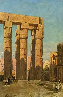 Luxor: The Temple of Amenophis III, c1918-c1939. Creator: Unknown Luxor: The Temple of Amenophis III, c1918-c1939. Creator: Unknown