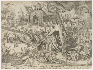 Seven Deadly Sin Prints: Luxuria or Lust, 1558