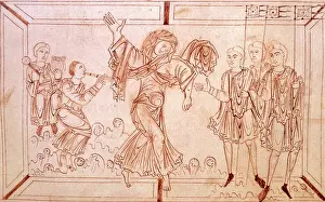 Seduce Prints: Luxuria tempting men to abandon their arms in favour of debauchery