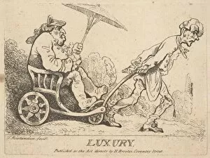 Luxury, [1781] reissued 1786-95. Creator: Thomas Rowlandson