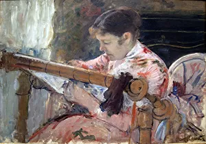Lydia at a Tapestry