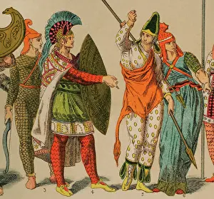 Four People Prints: Lydians and Phrygians, Anatolian Peninsula, 1881. Creator: Unknown