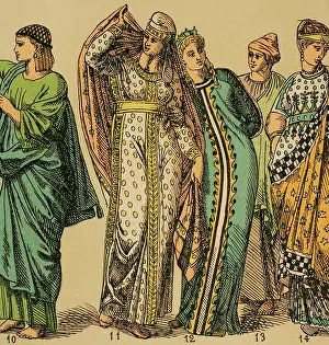 Shawl Prints: Lydians, Phrygians and Trojans, Anatolian Peninsula, 1881. Creator: Unknown