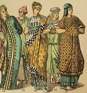 Shawl Prints: Lydians, Phrygians and Trojans, Anatolian Peninsula, 1881. Creator: Unknown